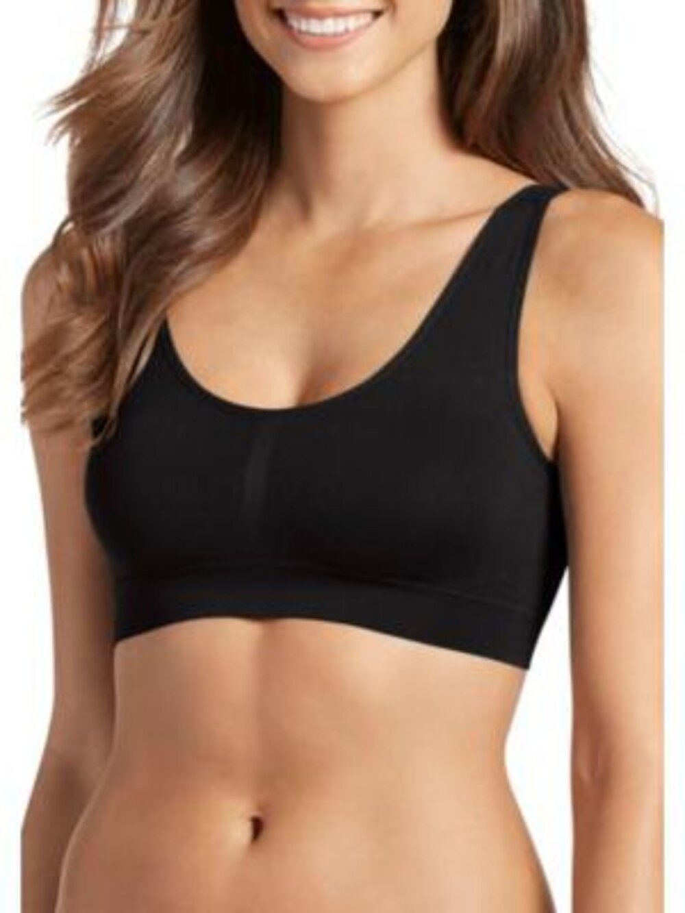 #2036 Jockey Women's Modern Micro Seamfree ® Bralette, Black
